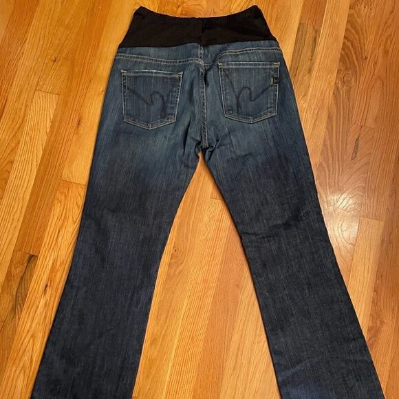 Citizens of Humanity Bootcut Maternity Jeans Belly Band Size 28 x 30 - Picture 3 of 12